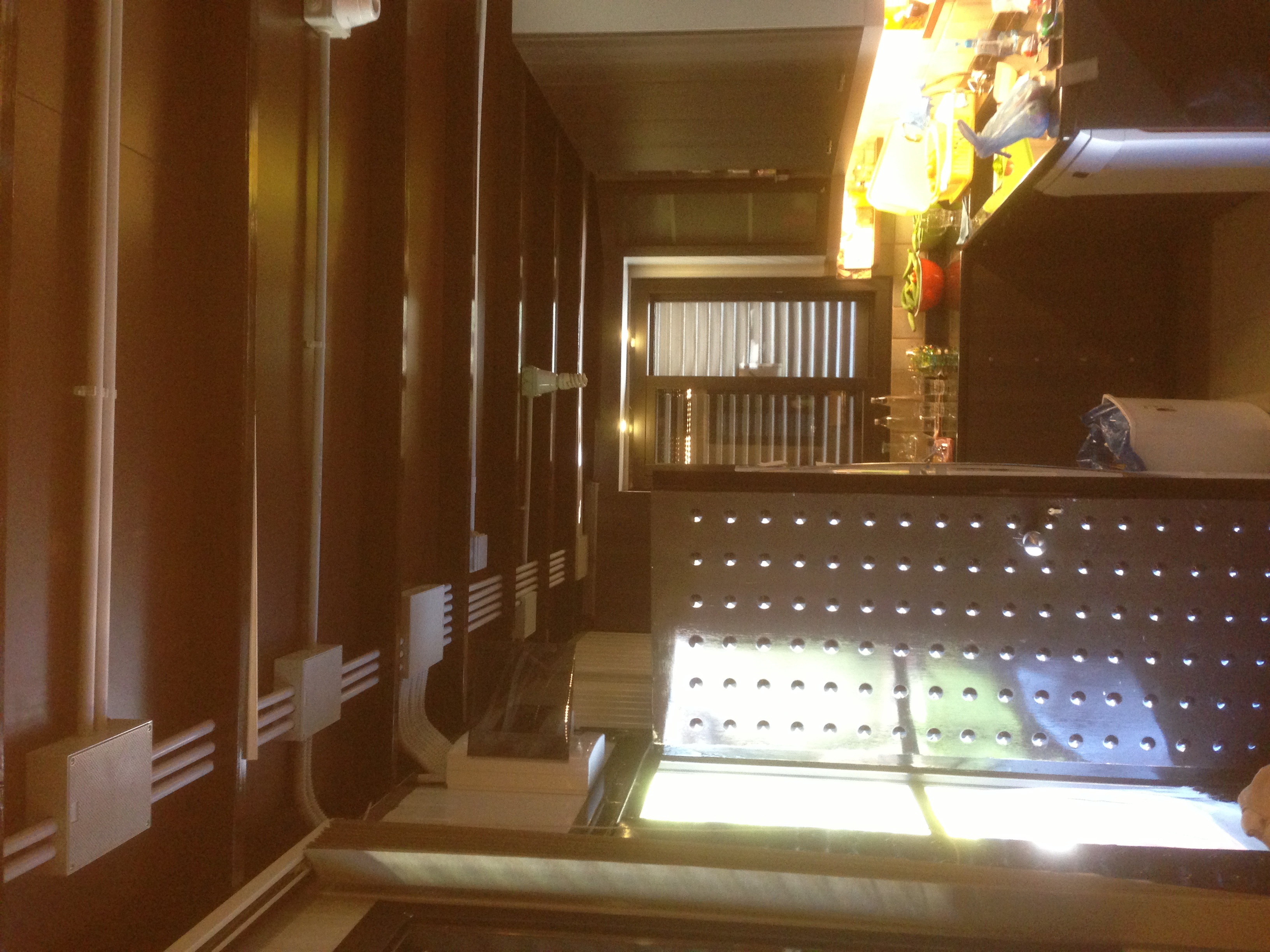 Clean visible installation